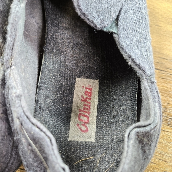 Olukai Moloa Huku Gray Textile Slip On Shoes - Picture 4 of 10